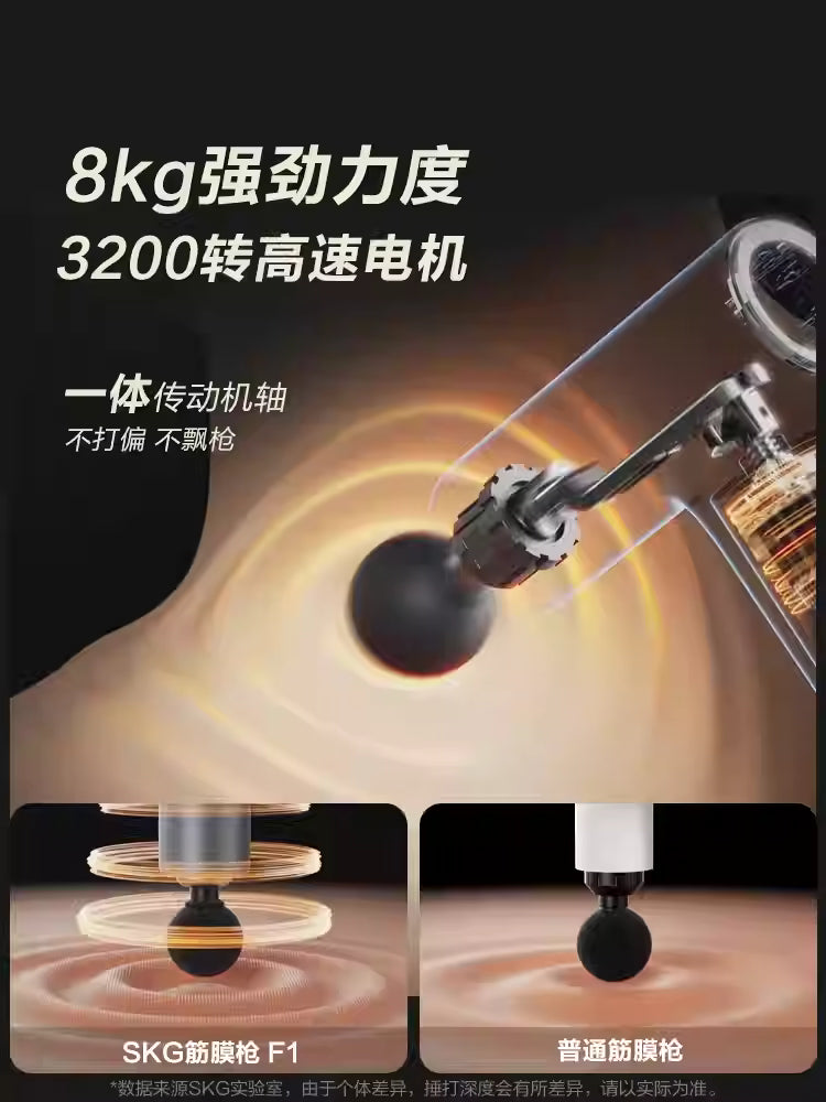 SKG Fascia Gun Muscle Massager Men's Professional Multi-Function Girls 'Neck Seminary Gun F1