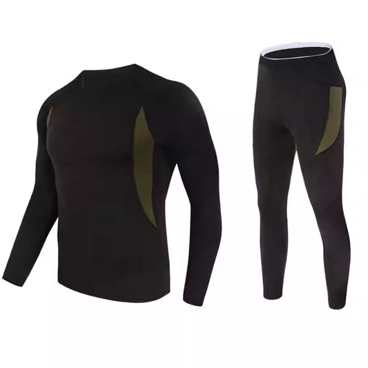 romision Thermal Underwear for Men Long Johns Fleece Lined Hunting Gear Bottom Top Set Base Layer for Cold Weather Gift