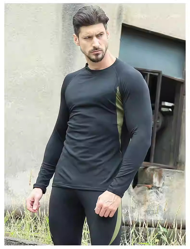 romision Thermal Underwear for Men Long Johns Fleece Lined Hunting Gear Bottom Top Set Base Layer for Cold Weather Gift