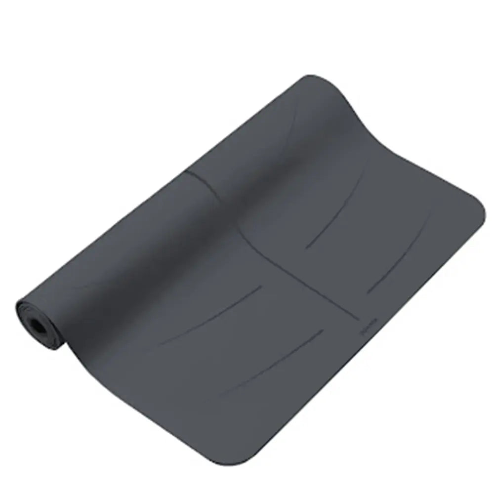 Non-Slip Yoga Mat 185cm x 65cm x 4mm - Grey